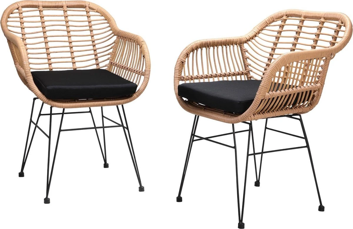 Casaria Polyrotan Kuipstoel Bali - met kussens – 2 Stuks Casaria Polyrotan Kuipstoel Bali - Met Kussens – 2 Stuks -Tuinmeubelseries Winkel 1200x779 1
