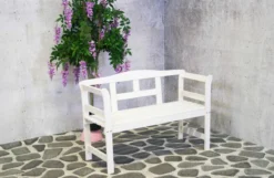 SenS-Line Friesen Tuinbank - Hout - Wit -Tuinmeubelseries Winkel 1200x784