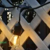 Lichtsnoer- Extra Dik- Buitenverlichting Terras Verlichting- 15 Meter- Voor Buiten LED 15 Lampen- 2700 K -lichtslinger IP-65-Lichtsnoeren Buiten Lichtslinger- Waterdicht-sliertlamp- Kerst Verlichting Lampen Buiten-Lichtsnoer Voor Buiten-
