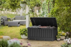Keter Kentwood Opbergbox - 128x53.6x59 Cm - 350 L - Grafiet -Tuinmeubelseries Winkel 1200x792 5