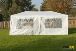 MaxxGarden Partytent - Paviljoen - 300 X 600 X 250 Cm - Met Zijwanden - Waterdicht Pro - 32mm Buizen – Wit -Tuinmeubelseries Winkel 1200x800 10