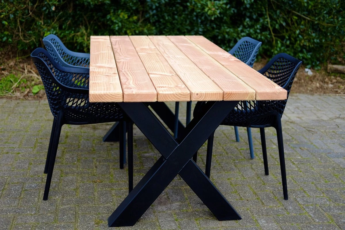 Tuintafel Douglas 220 cm x 90 cm | Stalen Poten | + Montage | Duurzame Eettafel | Onderhoudsarm 6-8 personen | Geschaafd Hout | DuuMaa Tuintafel Douglas 220 Cm X 90 Cm | Stalen Poten | + Montage | Duurzame Eettafel | Onderhoudsarm 6-8 Personen | Geschaafd Hout | DuuMaa -Tuinmeubelseries Winkel 1200x800 152