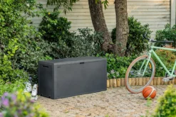 Keter Emily Opbergbox - 118x45x57 Cm - 270L - Grafiet -Tuinmeubelseries Winkel 1200x800 158