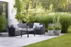 Keter Marie Hoek Loungeset Met Orlando Tafel - 6 Personen - Antraciet -Tuinmeubelseries Winkel 1200x800 16