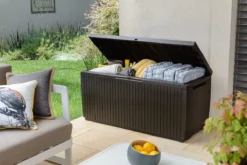 Opbergbox Tuin - Kussenbox Waterdicht - Bruin - Zitbox Kussenbox Voor Buiten - Voor Tuinmeubelen - Tuinkussens - Opberg Tuin - Kussenboxen - XL - Groot - 305 Liter -Tuinmeubelseries Winkel 1200x800 169