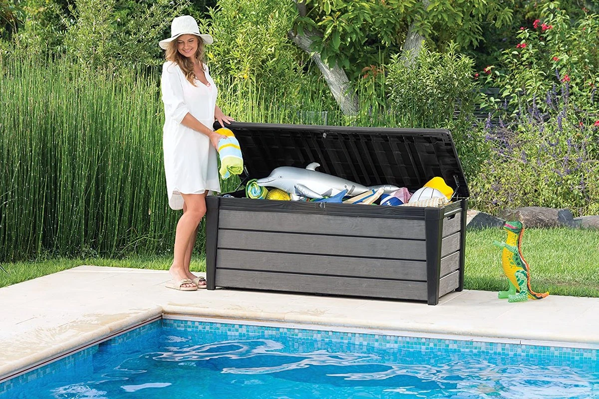 Keter Brushwood Opbergbox - kussenbox - 455L - 145x69,7x60,3cm - Grafiet Keter Brushwood Opbergbox - Kussenbox - 455L - 145x69,7x60,3cm - Grafiet -Tuinmeubelseries Winkel 1200x800 172