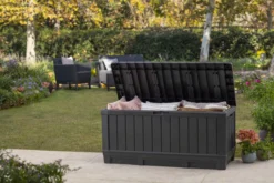 Keter Kentwood Opbergbox - 128x53.6x59 Cm - 350 L - Grafiet -Tuinmeubelseries Winkel 1200x800 196