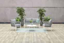 Garden Impressions Fleurie Loungeset 4-delig - Rope - Mat Wit/ Licht Grijs -Tuinmeubelseries Winkel 1200x800 258