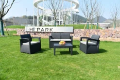 MaxxGarden Rattan Loungeset - 4 Persoons Zithoek - Design Wicker Tuinset -Tuinmeubelseries Winkel 1200x800 288