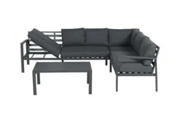 Garden Impressions Lexinton Loungeset - Verstelbaar - Aluminium - Zwart -Tuinmeubelseries Winkel 1200x800 306