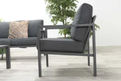 Garden Impressions Durban Loungeset - 4-delig - Zwart -Tuinmeubelseries Winkel 1200x800 365