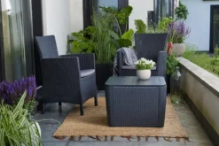 Allibert Iowa Tuinstoel - 60x62x89cm – Grafiet -Tuinmeubelseries Winkel 1200x800 83