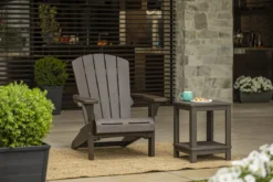 Keter Troy Adirondack Tuinstoel - Set Van 2 - 81x80x96,5cm - Lichtgrijs -Tuinmeubelseries Winkel 1200x800 96