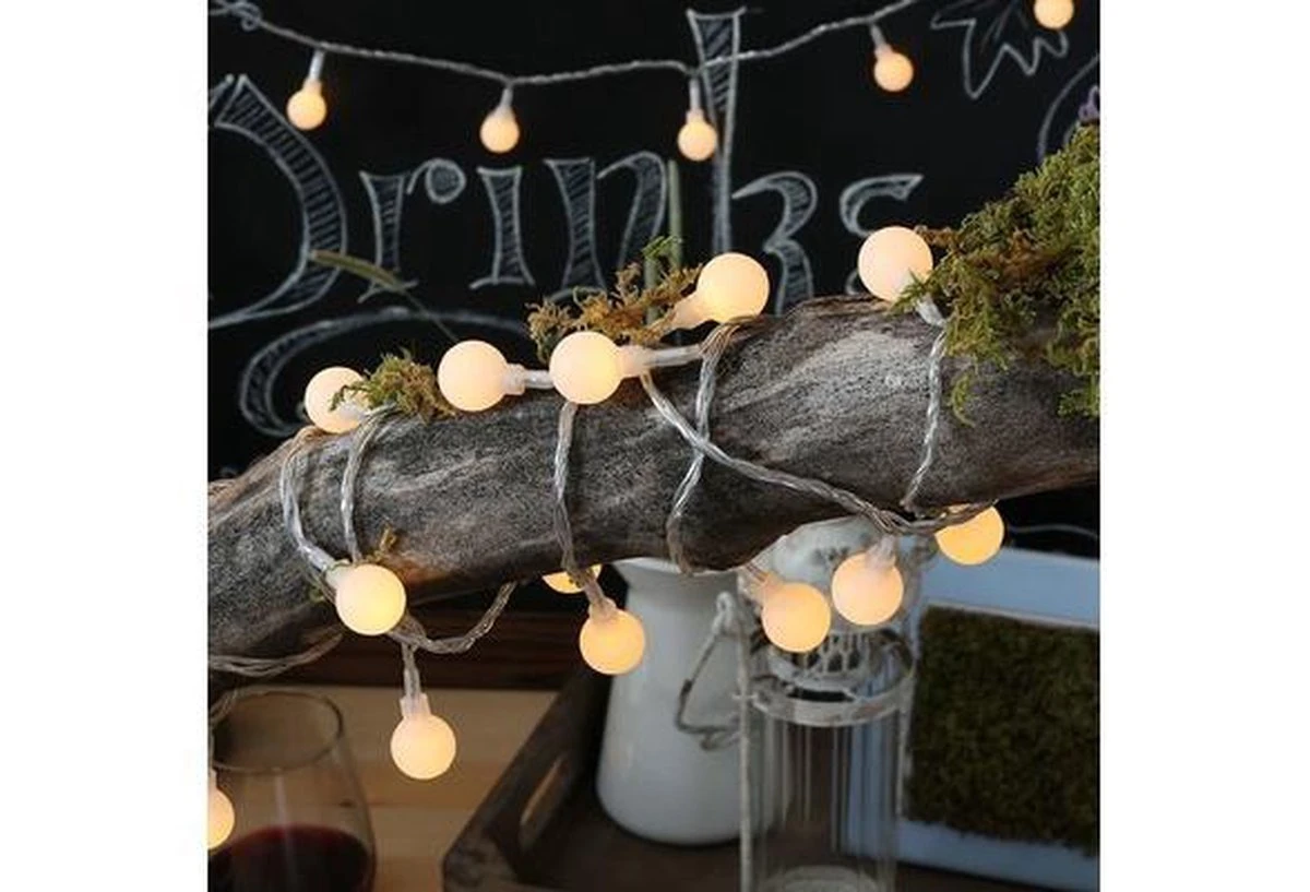 Feestverlichting - 50 LED's - 15m - Wit - Partylights Merkloos Feestverlichting - 50 LED's - 15m - Wit - Partylights -Tuinmeubelseries Winkel 1200x817 5