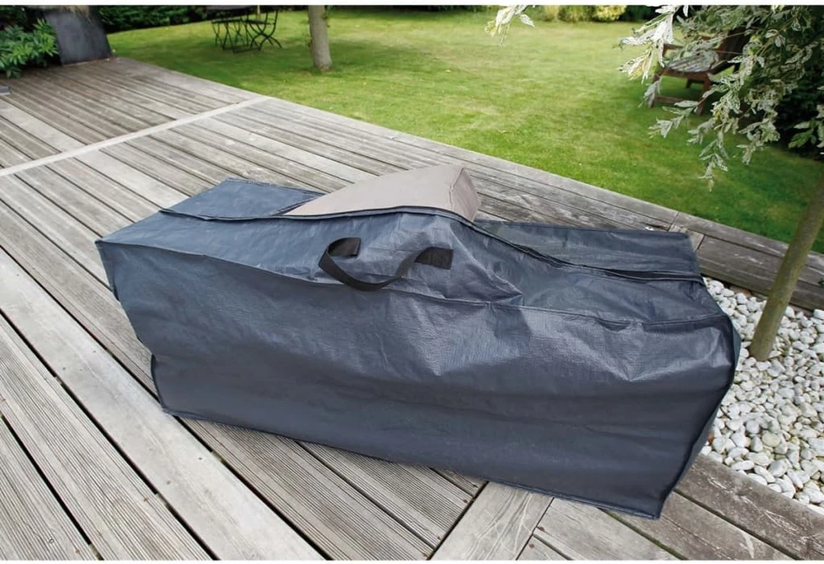 Nature - Tuinmeubelhoes - Beschermhoes voor tuinkussens - H57 x 128 x 37cm Nature - Tuinmeubelhoes - Beschermhoes Voor Tuinkussens - H57 X 128 X 37cm -Tuinmeubelseries Winkel