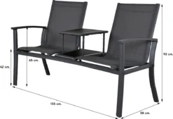 Tete-a-Tete Aluminium Tuinbank Felix -Tuinmeubelseries Winkel 1200x823