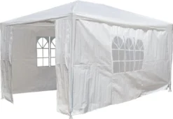 Garden Royal Partytent 3x4m Wit Met 4 Zijwanden