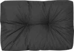 Palletkussen Comfort Waterafstotend Halve Pallet Zwart 60x40x10/20cm