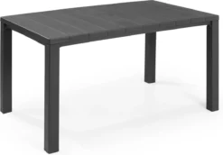 Alice's Garden Tuinset Julie/Elisa - 147x90x74cm - 6 Stoelen - Kunsthars - Grafietkleur -Tuinmeubelseries Winkel 1200x836 2