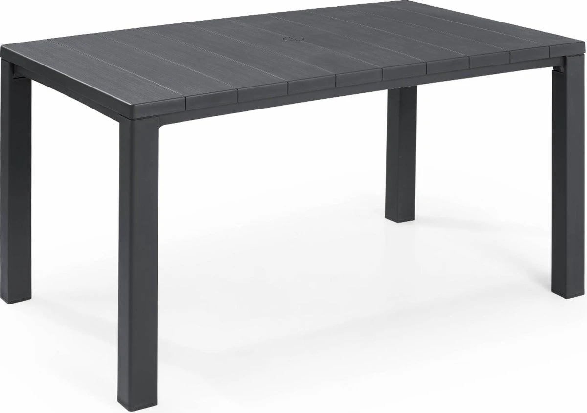 Alice's Garden Tuintafel JULIE - 147x90x74 - 4-6 personen - Kunsthars - Grafiet Alice's Garden Tuintafel JULIE - 147x90x74 - 4-6 Personen - Kunsthars - Grafiet -Tuinmeubelseries Winkel