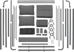 Schommelbank / Ligbank Kassandra - Donkergrijs -Tuinmeubelseries Winkel 1200x846 1