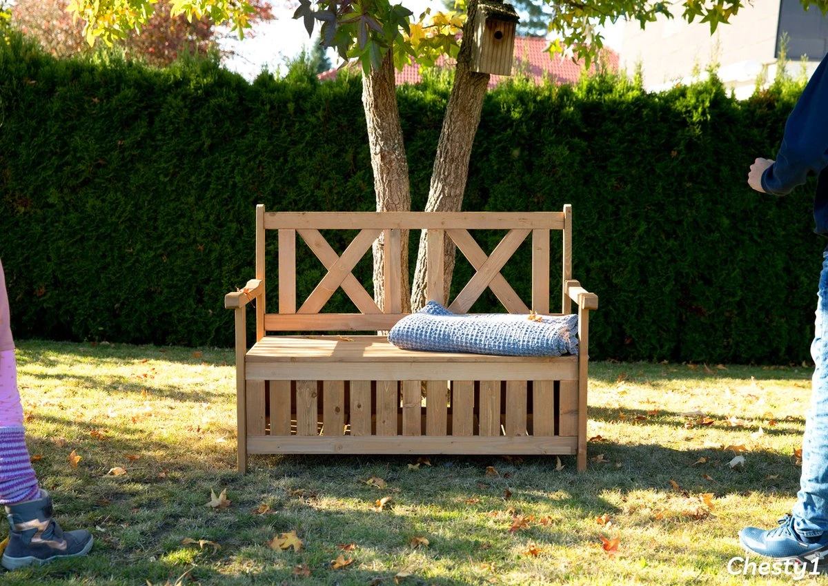 needs&wants® Houten tuinbank met opbergruimte, 2-zits kistbank houten klassieke bank opslag, Grote tuinopbergbank van massief hout weerbestendig voor buiten tuin, balkon, terras, 115x61x85 cm, donker-bruin Needs&wants® Houten Tuinbank Met Opbergruimte, 2-zits Kistbank Houten Klassieke Bank Opslag, Grote Tuinopbergbank Van Massief Hout Weerbestendig Voor Buiten Tuin, Balkon, Terras, 115x61x85 Cm, Donker-bruin -Tuinmeubelseries Winkel