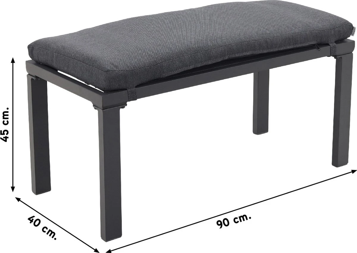 Wellington lounge dining set - Carbon black Wellington Lounge Dining Set - Carbon Black -Tuinmeubelseries Winkel 1200x851 4