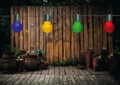 Tuin Lichtsnoer Met Kleur Lampjes Van WDMT™ | 13,55 Meter Lang | 20 Stuks LED Lamp Tuin Verlichting Snoer | Sfeervolle Tuinverlichting -Tuinmeubelseries Winkel 1200x852 4