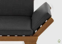 Loungebank Tuin FSC Antraciet – Makkelijk Verstelbaar Lounge Bank Balkon – Tuinbank Lounge Hardhout FSC – Perfecthomeshop -Tuinmeubelseries Winkel 1200x856 1
