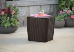 ALLIBERT Keter Luzon Opbergtafel - 39x39x43cm - Donkergrijs -Tuinmeubelseries Winkel 1200x857 5