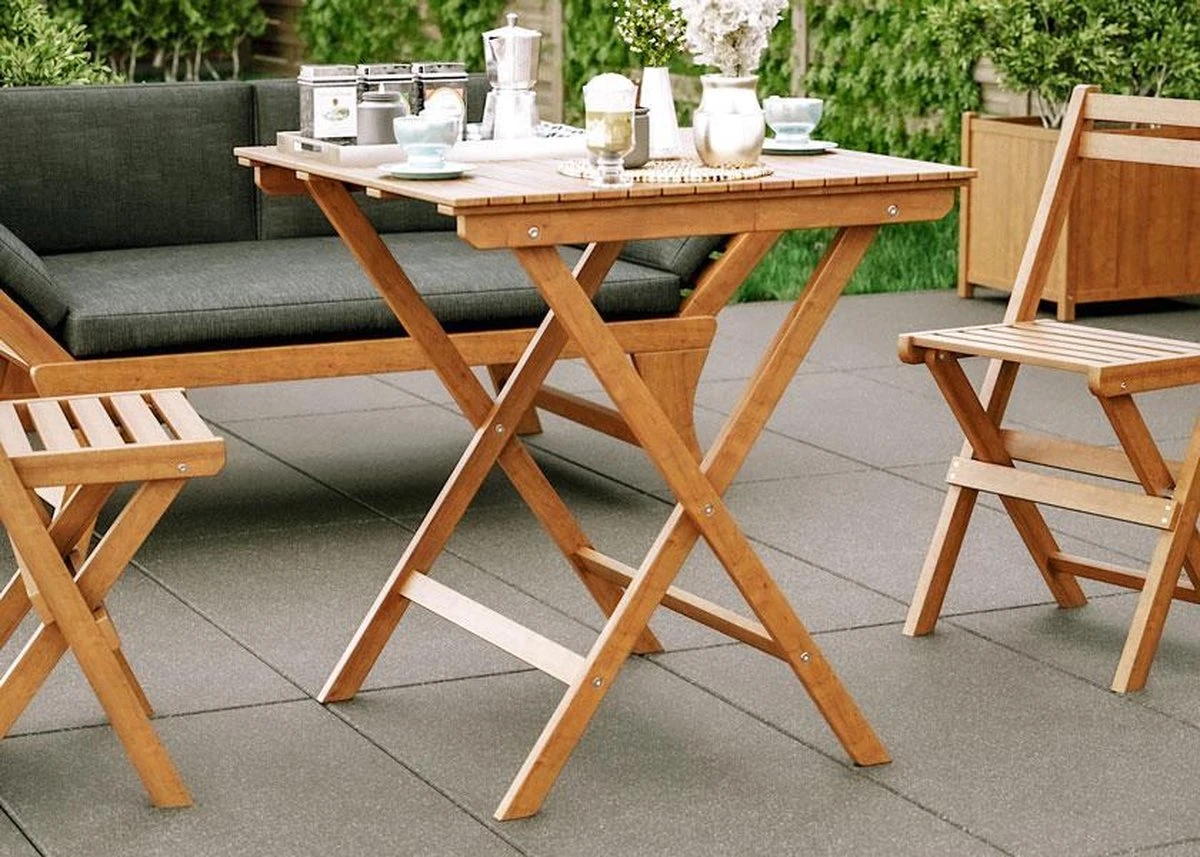 Bistro Set Hout Balkonset FSC – Patio set tuin – houten Frans tuinsetje – kleine tuinset – Complete Kleine Balkon Tafelset met Gratis Bijzettafel – Hardhout FSC Balkonstoelen & Balkon Tafel - Tuintafel en stoelen - Bistroset van Hout – Balcony set Bistro Set Hout Balkonset FSC – Patio Set Tuin – Houten Frans Tuinsetje – Kleine Tuinset – Complete Kleine Balkon Tafelset Met Gratis Bijzettafel – Hardhout FSC Balkonstoelen & Balkon Tafel - Tuintafel En Stoelen - Bistroset Van Hout – Balcony Set -Tuinmeubelseries Winkel 1200x857 6