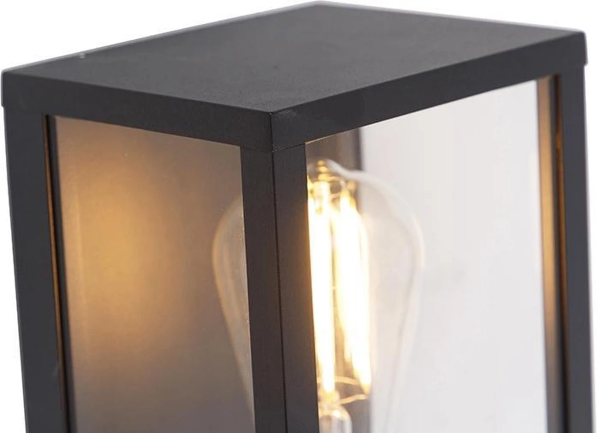 QAZQA charlois - Industriele Wandlamp voor buiten - 1 lichts - D 14 cm - Zwart - Industrieel - Buitenverlichting QAZQA Charlois - Industriele Wandlamp Voor Buiten - 1 Lichts - D 14 Cm - Zwart - Industrieel - Buitenverlichting -Tuinmeubelseries Winkel 1200x871 4