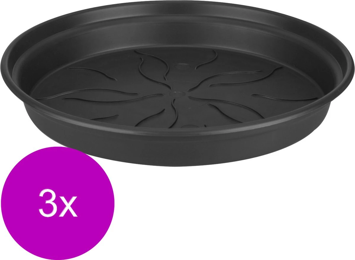 Elho Green Basics Schotel - Plantenschotels - 3 x 14 cm Zwart Elho Green Basics Schotel - Plantenschotels - 3 X 14 Cm Zwart -Tuinmeubelseries Winkel 1200x879 7