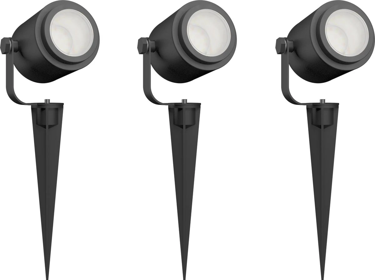 Calex Smart Outdoor 24v Tuinverlichting - Set van 3 Slimme Grondspots - RGB en Warm Wit Licht - Zwart Calex Smart Outdoor 24v Tuinverlichting - Set Van 3 Slimme Grondspots - RGB En Warm Wit Licht - Zwart -Tuinmeubelseries Winkel 1200x894 4