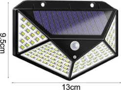 Merkloos Warm Wit Lichtkleur Solar Lamp - 2021 Model - 100 LED Tuinverlichting - Verlichting Op Zonne-energie - IP65 Waterdicht - Buitenverlichting - Buitenlamp Op Solar Verlichting - Bewegingssensor & Nachtsensor - Tuinlamp Op Zonne-energie | -Tuinmeubelseries Winkel 1200x896 4