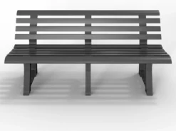 Casaria Tuinbank Orchidea – Kunststof/240kg Belastbaar – Antraciet -Tuinmeubelseries Winkel 1200x897