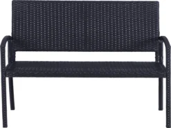 Outsunny Polyrotan Tuinbank 2-zits Parkbank Bank Staal Zwart 867-022 2 Outsunny Polyrotan Tuinbank 2-zits Parkbank Bank Staal Zwart 867-022 -Tuinmeubelseries Winkel 1200x898 1