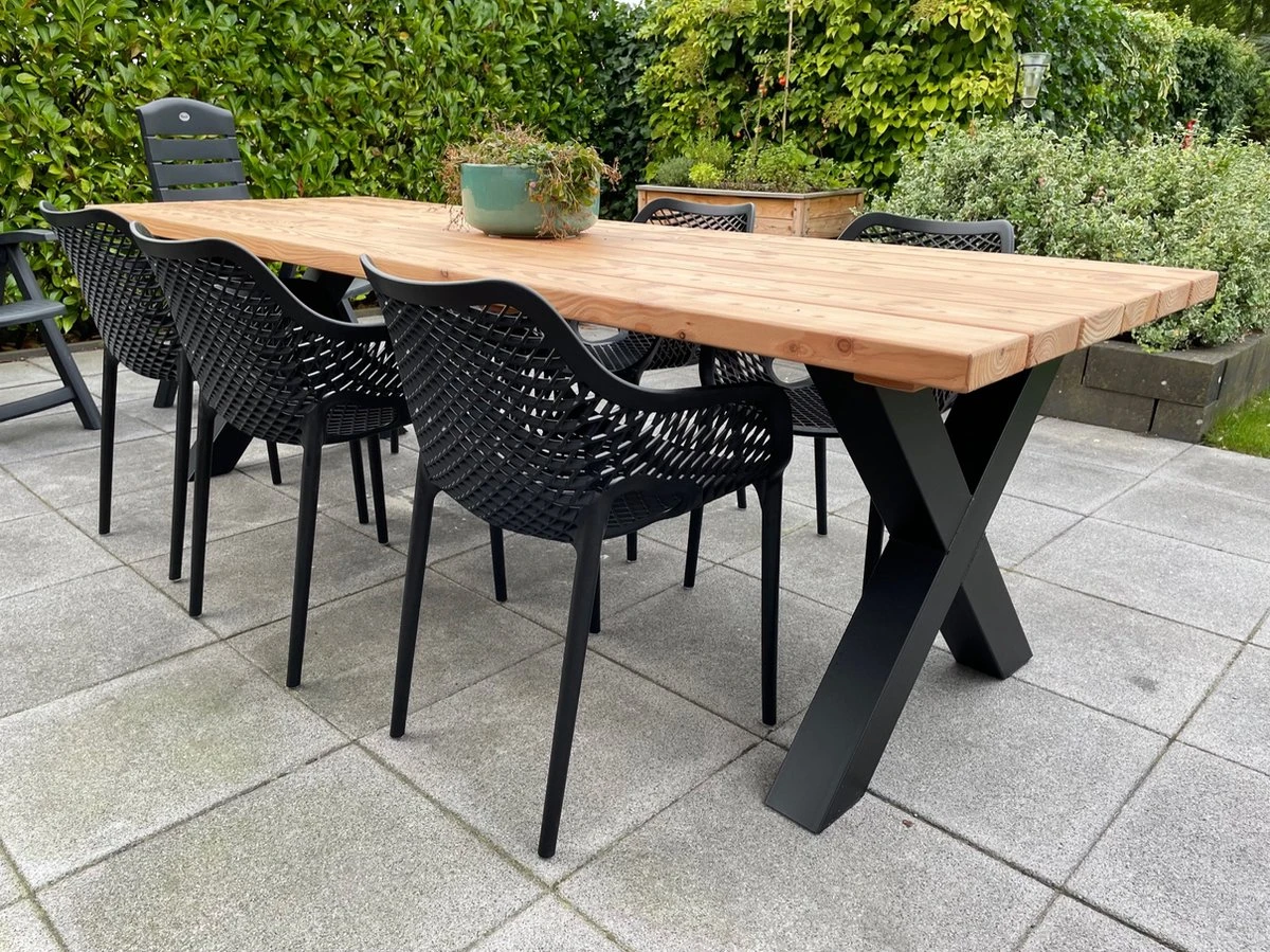 Tuintafel Douglas 300 cm x 90 cm | Stalen Poten | 8-10 personen | DuuMaa Tuintafel Douglas 300 Cm X 90 Cm | Stalen Poten | 8-10 Personen | DuuMaa -Tuinmeubelseries Winkel 1200x899 12