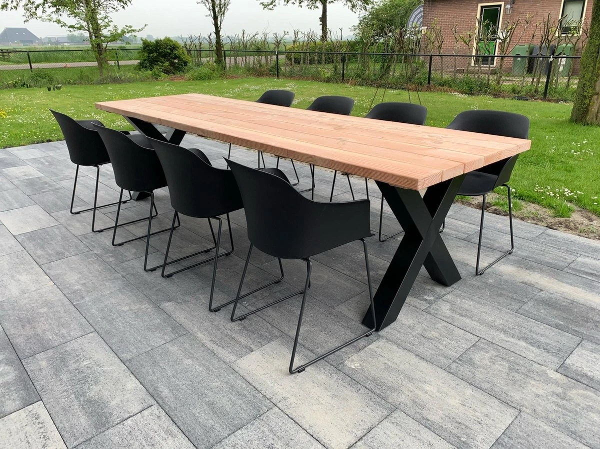 Tuintafel Douglas 300 cm x 90 cm | Stalen Poten | 8-10 personen | DuuMaa Tuintafel Douglas 300 Cm X 90 Cm | Stalen Poten | 8-10 Personen | DuuMaa -Tuinmeubelseries Winkel 1200x899 14