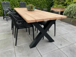 Tuintafel Douglas 220 Cm X 90 Cm | Stalen Poten | + Montage | Duurzame Eettafel | Onderhoudsarm 6-8 Personen | Geschaafd Hout | DuuMaa 2 Tuintafel Douglas 220 Cm X 90 Cm | Stalen Poten | + Montage | Duurzame Eettafel | Onderhoudsarm 6-8 Personen | Geschaafd Hout | DuuMaa -Tuinmeubelseries Winkel 1200x899 16