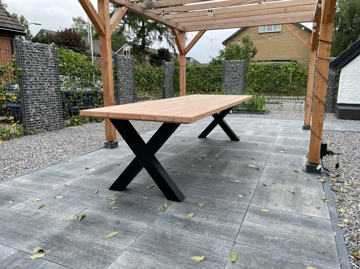 Tuintafel Douglas 300 cm x 90 cm | Stalen Poten | 8-10 personen | DuuMaa Tuintafel Douglas 300 Cm X 90 Cm | Stalen Poten | 8-10 Personen | DuuMaa -Tuinmeubelseries Winkel 1200x899 9