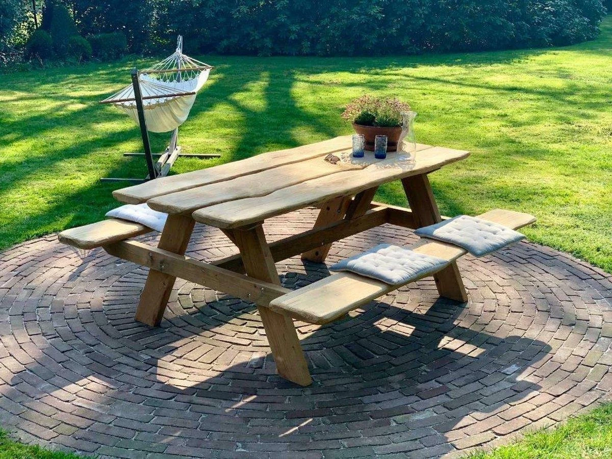 Robuuste picknicktafel van Douglashout. Duurzaam en modern. Lengte 2,40 meter Robuuste Picknicktafel Van Douglashout. Duurzaam En Modern. Lengte 2,40 Meter -Tuinmeubelseries Winkel 1200x900 21