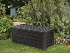 Keter Westwood Opbergbox - 570 L - 155x72.4x64.4 Cm - Grafiet -Tuinmeubelseries Winkel 1200x900 24