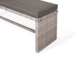 Beliani VITERBO - Loungeset Voor 8 - Grijs - PE Rotan -Tuinmeubelseries Winkel 1200x900 35