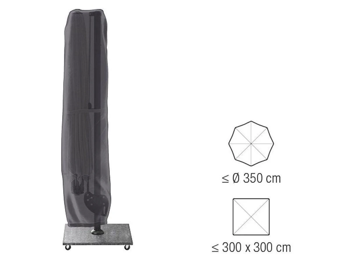 AeroCover parasolhoes - Zweef Parasols - Grijs - 250x55 cm (HxB) AeroCover Parasolhoes - Zweef Parasols - Grijs - 250x55 Cm (HxB) -Tuinmeubelseries Winkel 1200x900 4
