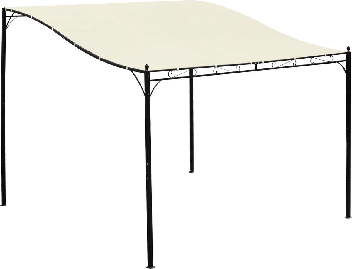 Outsunny Pergola partytent paviljoen overkapping tent metaal crème 297x297 cm 84C-038 Outsunny Pergola Partytent Paviljoen Overkapping Tent Metaal Crème 297x297 Cm 84C-038 -Tuinmeubelseries Winkel 1200x915 5