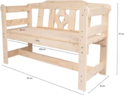 MaximaVida Tuinbank Amelie 120 Cm - FSC Vurenhout -Tuinmeubelseries Winkel 1200x922 6