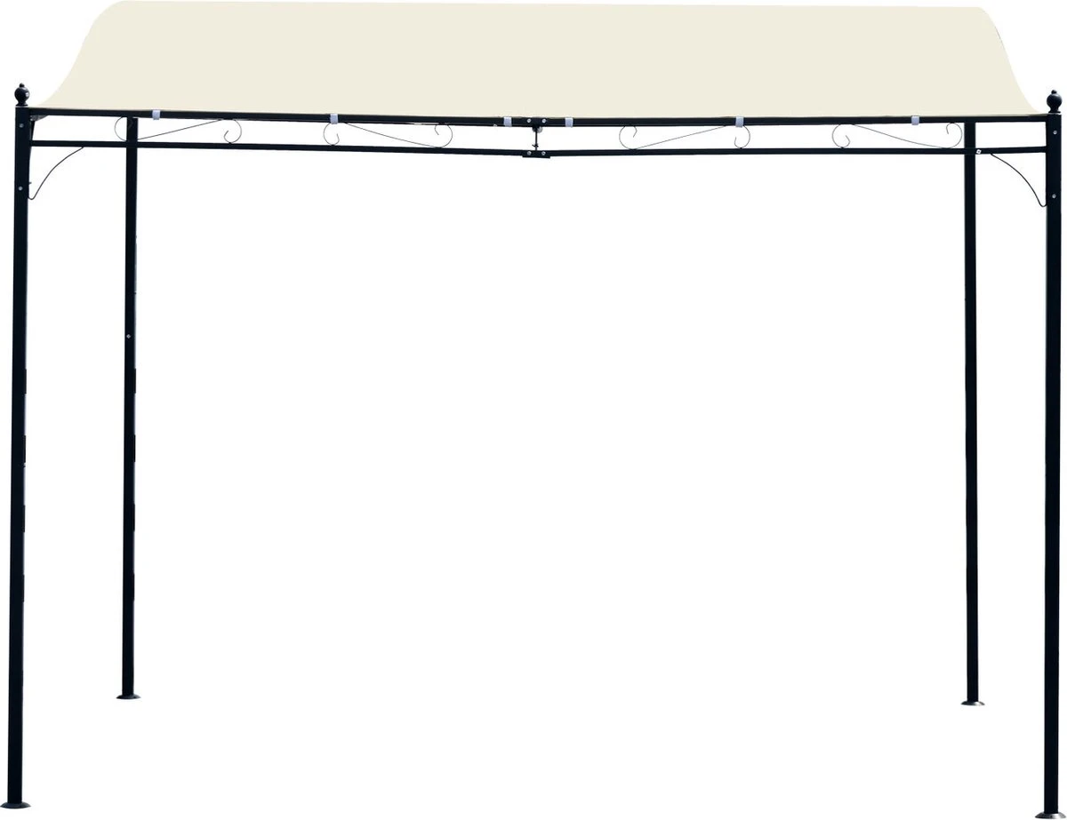Outsunny Pergola partytent paviljoen overkapping tent metaal crème 297x297 cm 84C-038 Outsunny Pergola Partytent Paviljoen Overkapping Tent Metaal Crème 297x297 Cm 84C-038 -Tuinmeubelseries Winkel 1200x923 2