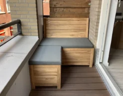 Kleine Teakhouten Tuinbank Met Opbergruimte - 100 X 60 X 90 Cm - Duurzaam Teakhout - Blijft Strak En Mooi - Sterke Constructie Om Lang Mee Te Gaan -Tuinmeubelseries Winkel 1200x942