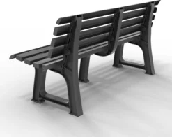 Casaria Tuinbank Orchidea – Kunststof/240kg Belastbaar – Antraciet -Tuinmeubelseries Winkel 1200x950 1